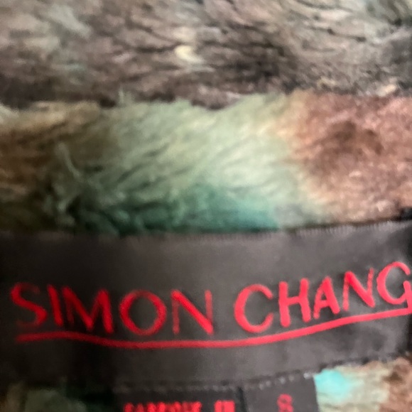 Simon Chang Faux Fur Jacket - Picture 4 of 6